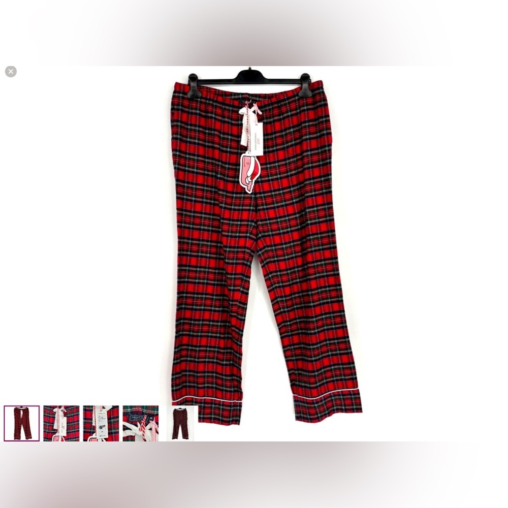 Vineyard Vines Women's M Red Flannel Sleepwear Pajama Pants NWT
